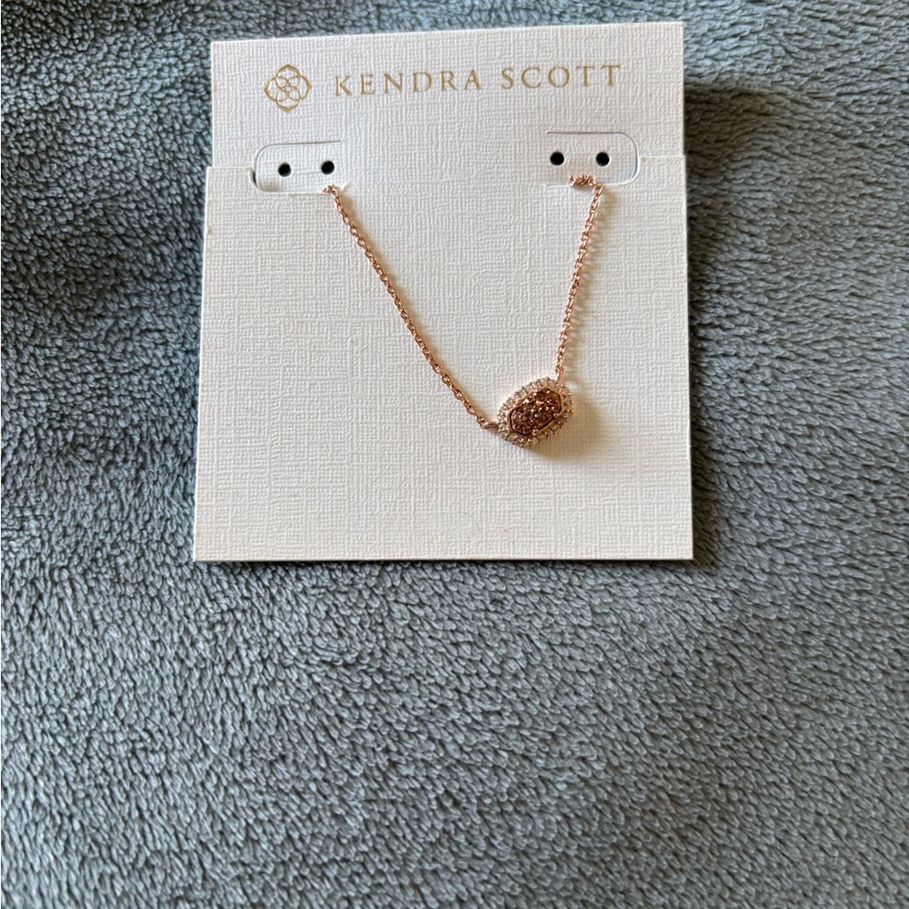 Kendra Scott Rose Gold Pendant Necklace